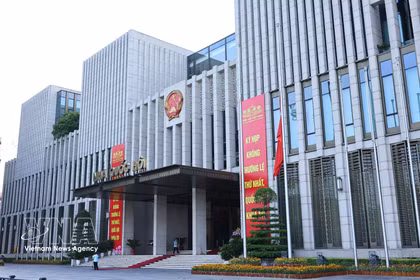 Maison de l'Assemblée nationale vietnamienne à Hanoï. Photo: VNA