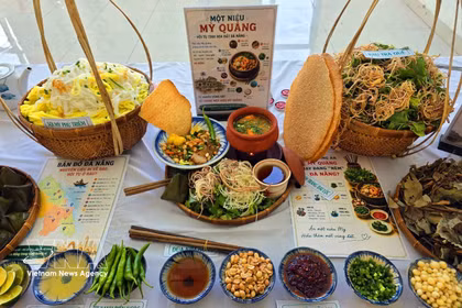 n août 2024, le savoir-faire traditionnel lié au « mi Quang » avait été inscrit sur la liste du patrimoine culturel immatériel national. Photo: VNA