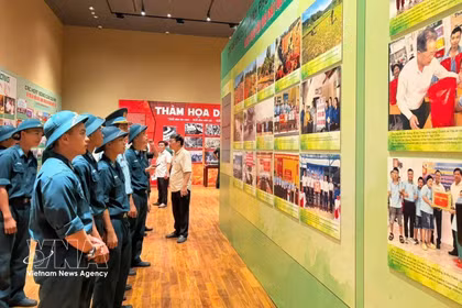 L'exposition "Agent Orange – Conscience et Justice" Da Nang 2026 au Musée de Da Nang. Photo: VNA