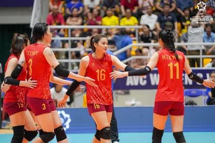 L'équipe féminine vietnamienne de volley-ball. Photo: Usports
