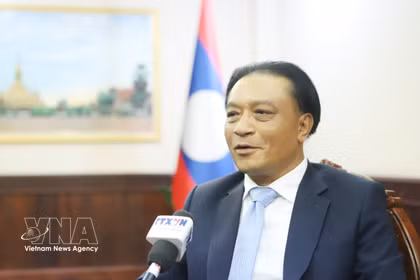 Le vice-ministre lao des Affaires étrangères, Phongsavan Sisoulat. Photo: VNA