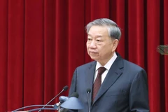 Le secrétaire général du Comité central du Parti, Tô Lâm, prononce le discours d'ouverture. Photo: VNA