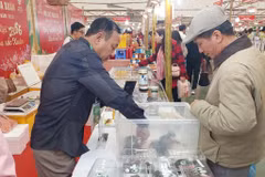 Des visiteurs à la Foire. Photo: VNA
