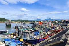 Les bateaux de pêche de la province de Quang Ninh. Photo: VNA