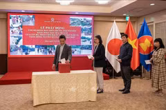 L'ambassade du Vietnam au Japon appelle aux dons pour les victimes des inondations. Photo: VNA
