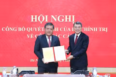 Trân Phong (gauche) et Lê Minh Hung (droite). Photo: VNA