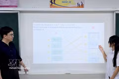 Un cours d'anglais à Hai Phong