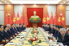 Entretien entre le leader Tô Lâm et son homologue chinois Xi Jinping à Hanoï 