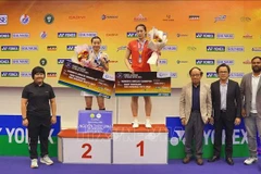 La numéro 1 vietnamienne Nguyên Thuy Linh (18e mondiale) (gauche). Photo: VNA