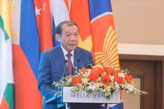 Le ministre vietnamien de la Culture, des Sports et du Tourisme, Nguyen Van Hung, s'exprime lors de la réunion. Photo: VNA