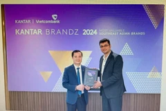 La Banque commerciale par actions du commerce extérieur du Vietnam (Vietcombank) a été reconnue comme l'une des 30 marques les plus valorisées d'Asie du Sud-Est en 2024, selon Kantar BrandZ. Photo: VietnamPlus