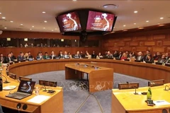 Débat intitulé « Vers Hanoi : Cérémonie de signature de la Convention des Nations Unies sur la cybercriminalité ». Photo: VNA