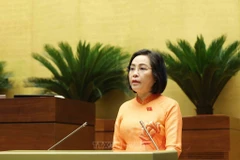 La vice-présidente de l’Assemblée nationale, Nguyên Thi Thanh. Photo: VNA