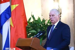 Miguel Diaz-Canel Bermudez, Premier secrétaire du Comité central du Parti communiste cubain et président de Cuba. Photo: VNA