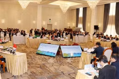 La 16e conférence du Comité de travail conjoint entre les provinces de Quang Ninh, Lang Son, Cao Bang, Ha Giang (Vietnam) et la région autonome Zhuang du Guangxi (Chine). Photo: VNA