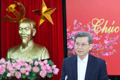 Le membre du Bureau politique Lê Minh Tri, chef de de la Commission centrale des affaires intérieures du Parti. Photo: VNA