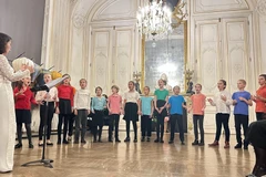 La chorale d’enfants Chœur Tim. Photo: VNA