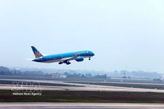 Un avion de VietnamAirlines. Photo: VNA