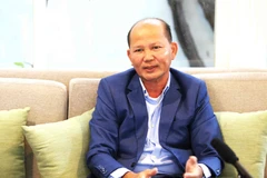 Uch Leang, président de l’Association des anciens étudiants cambodgiens au Vietnam (CAVA), également directeur par intérim du Département des études asiatiques, africaines et moyen-orientales de l’Institut des relations internationales du Cambodge (IRIC), relevant de l’Académie royale du Cambodge (RAC). Photo: VNA