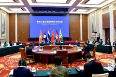 La 10e Conférence des ministres des Affaires étrangères de la Coopération Mekong-Lancang (MLC). Photo: VNA
