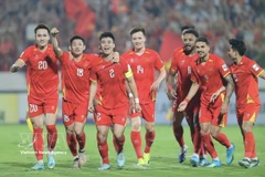 L’équipe nationale masculine du Vietnam. Photo: VNA