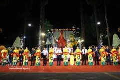 Cérémonie d'ouverture de la 46e édition du Festival floral du Printemps à Hô Chi Minh-Ville. Photo: VNA