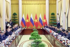 Le président Tô Lâm (le secrétaire général actuel du PartI) Tô Lâm s'est entretenu avec le président russe Vladimir Poutine le 20 juin 2024. (Photo : VNA)