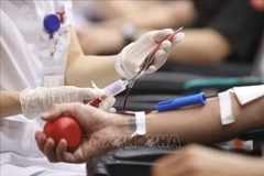 Le programme « Les gouttes de sang rouge 2025 » vise à collecter au moins 4.000 unités de sang. Photo: VNA