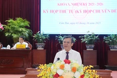 Truong Canh Tuyên, nouveau président pour le Comité populaire municipal de Cân Tho. Photo: VNA