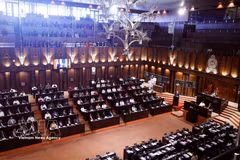 Le secrétaire général du Parti communiste du Vietnam (PCV) et président du Vietnam, To Lam, prononce un discours devant le Parlement du Sri Lanka. Photo: VNA