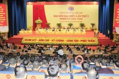 Le premier Congrès du Comité du Parti de la province de Lao Cai, pour le mandat 2025-2030. Photo: VNA