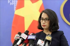 La porte-parole du ministère des Affaires étrangères, Pham Thu Hang. Photo: VNA