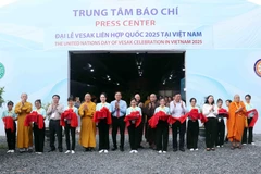 Inauguration du centre de presse du Vesak des Nations Unies 2025