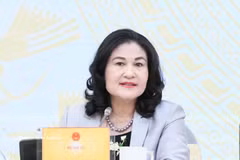La vice-ministre de l'Intérieur, Nguyen Thi Ha. Photo: VNA