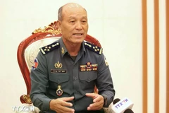 Le général Sao Sokha, commandant de la gendarmerie et commandant en chef adjoint des Forces armées royales cambodgiennes (FARC). Photo: VNA