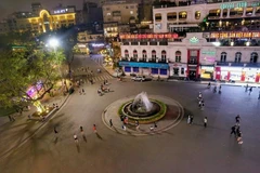 La place Dông Kinh - Nghia Thuc située au cœur de la capitale vietnamienne. Photo: VNA