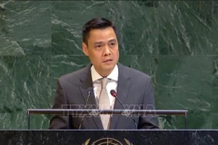 L’ambassadeur Dang Hoang Giang, chef de la Mission permanente du Vietnam auprès de l’ONU. Photo: VNA