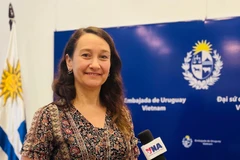 La vice-ministre des Affaires étrangères de l’Uruguay, Valeria Csusaki Cabrera. Photo: VNA