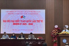 Le 6e Congrès national de l'Association d'amitié Vietnam-Ouzbékistan pour la période 2025-2030. Photo: VNA