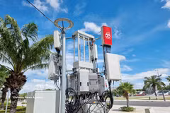 Une station 5G de Viettel à Khanh Hoa. Photo: VNA