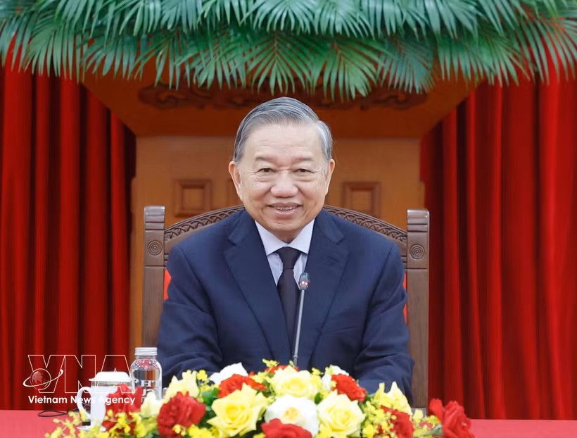Le secrétaire général du Parti communiste du Vietnam (PCV) et président de la République, To Lam. Photo : VNA