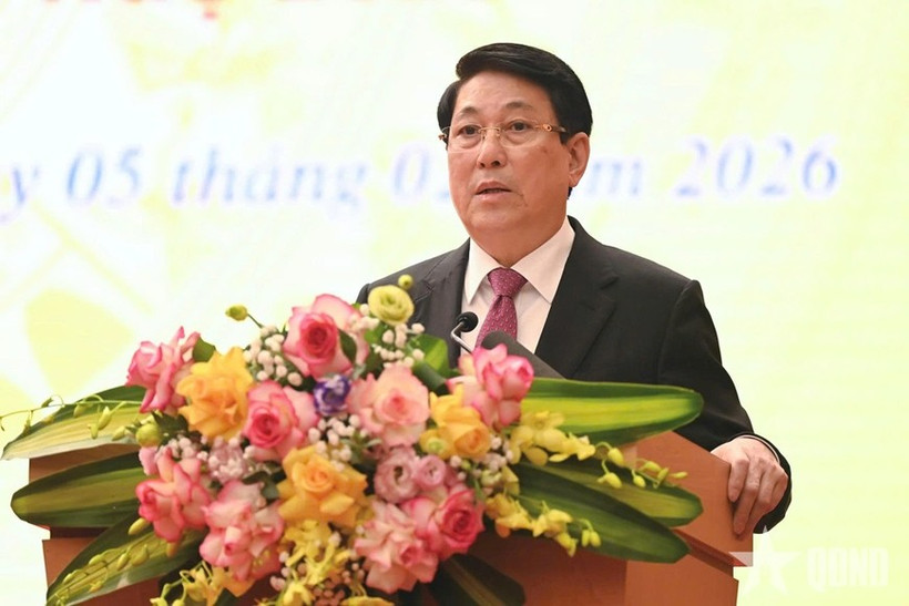 Le président de la République, Luong Cuong. Photo : VNA