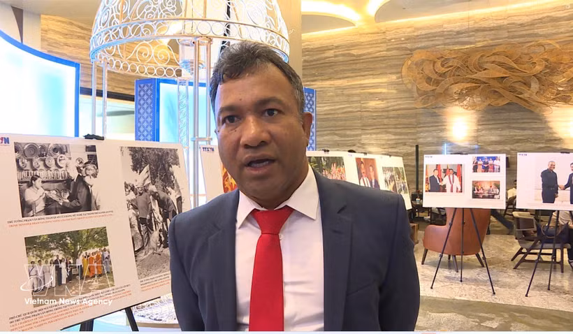 Lasantha Somaratne, responsable du développement stratégique du groupe sri-lankais Hayleys PLC. Photo : VNA