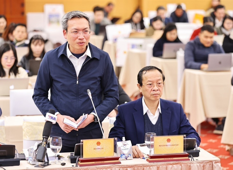 Le général de division Nguyen Quoc Toan, chef du bureau du ministère de la Sécurité publique et son porte-parole.