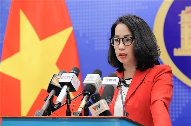 La porte-parole du ministère vietnamien des Affaires étrangères, Pham Thu Hang. Photo : VNA