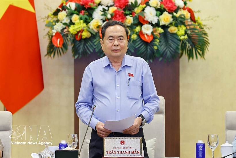 Le président de l'Assemblée nationale, Tran Thanh Man. Photo : VNA