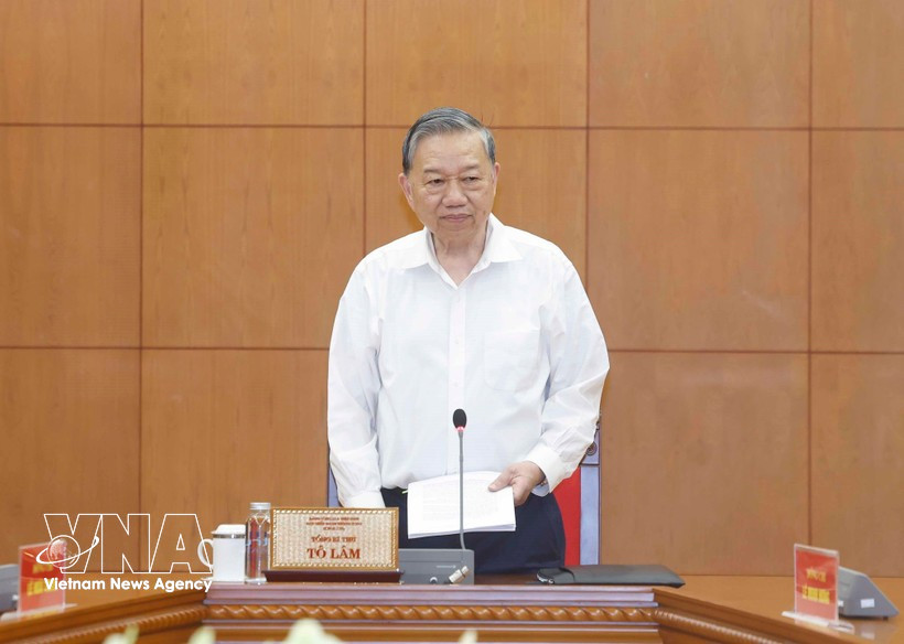 Le secrétaire général du Parti communiste du Vietnam, Tô Lâm. Photo : VNA