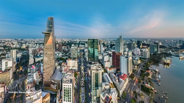 Un coin de Ho Chi Minh-Ville. Photo : VNA