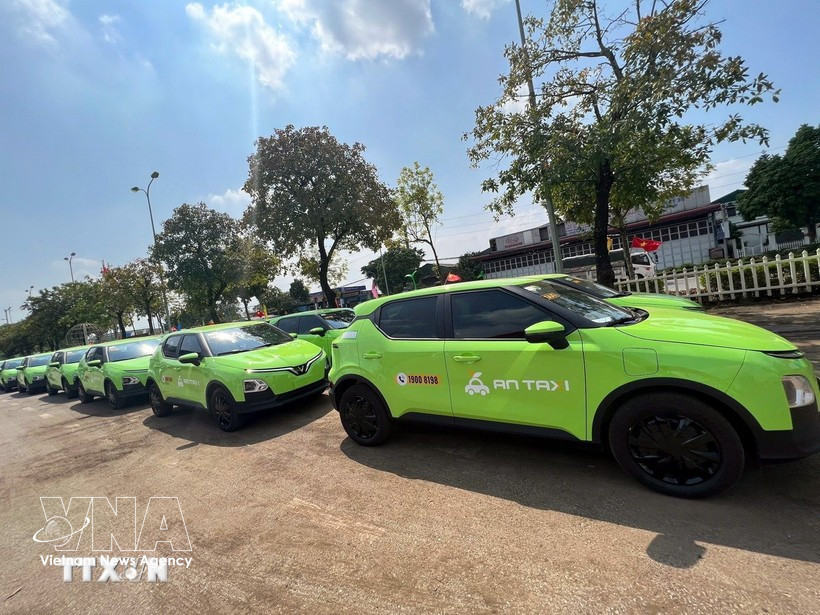 Taxis électriques. Photo / VNA