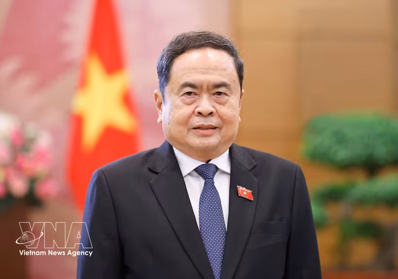 Tran Thanh Man, membre du Bureau politique et président de l’Assemblée nationale. Photo : VNA